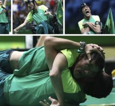 Jautru iki sielos gelmių: Rio – cerebrinio paralyžiaus ištikto brazilo euforija laimėjus auksą