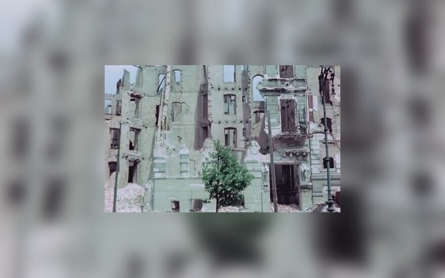 В Германии показали цветное видео из Берлина 1945 года