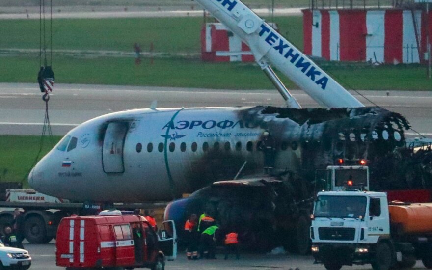 Названы две ошибки пилотов SSJ-100 сгоревшего в Шереметьево самолета