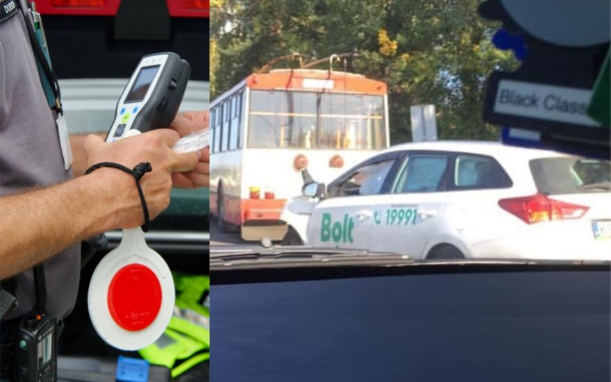 В Вильнюсе ДТП совершил нетрезвый поставщик услуги подвоза