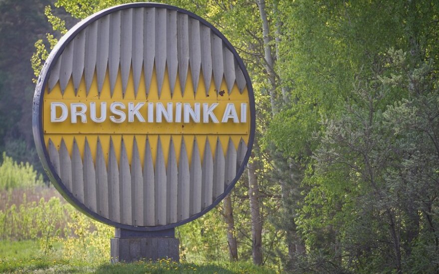 Самое значительное сокращение числа туристов из России - в Друскининкай