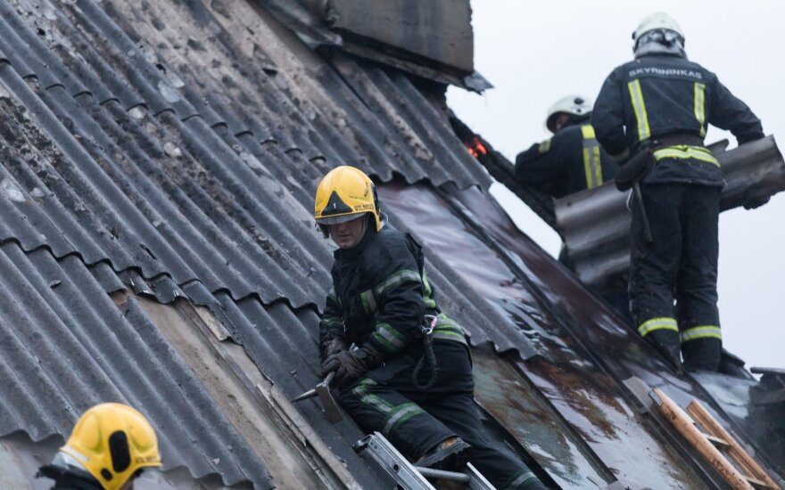 Во время пожара в Каунасе погибли два человека