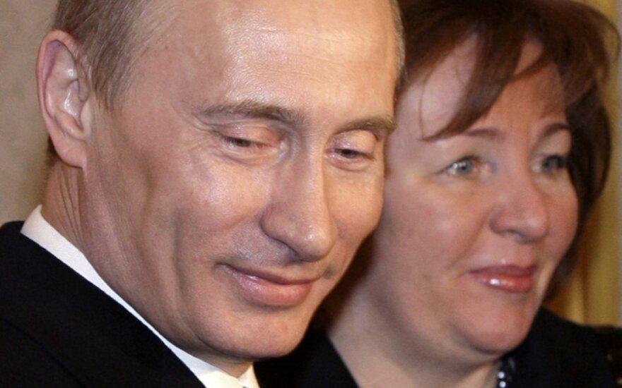 Vladimiras Putinas ir Liudmila Putina
