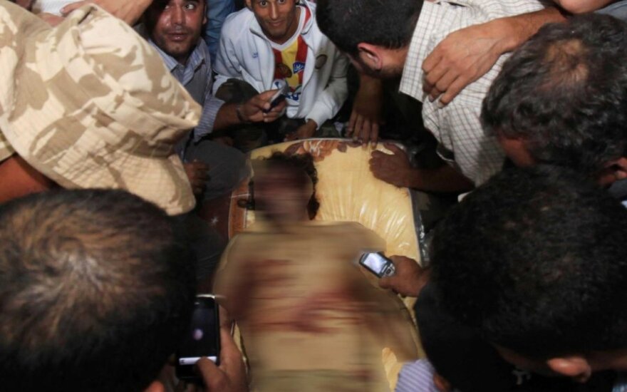 Muammaro Gaddafi kūnas