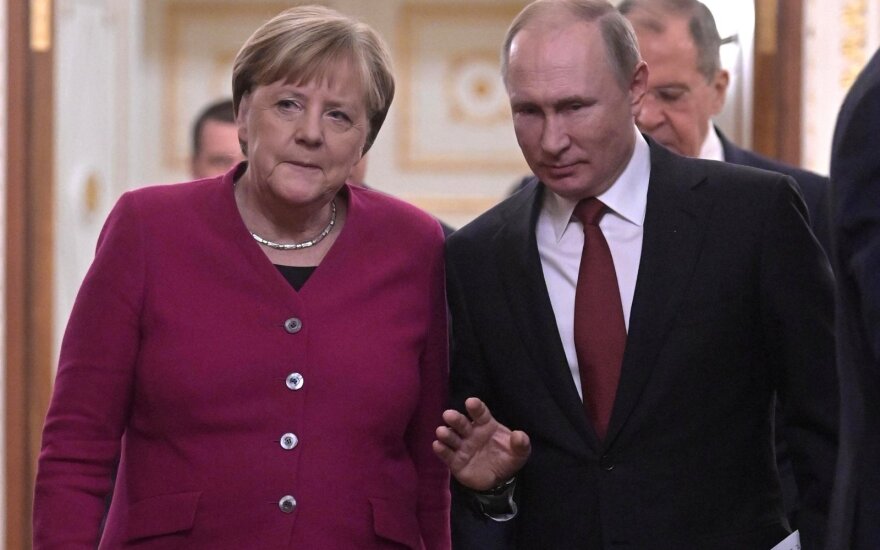 Angela Merkel, Vladimiras Putinas