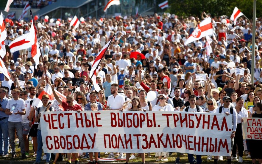 Nauja protestų banga Baltarusijoje