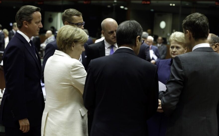 Angela Merkel, David Cameron, Dalia Grybauskaitė 