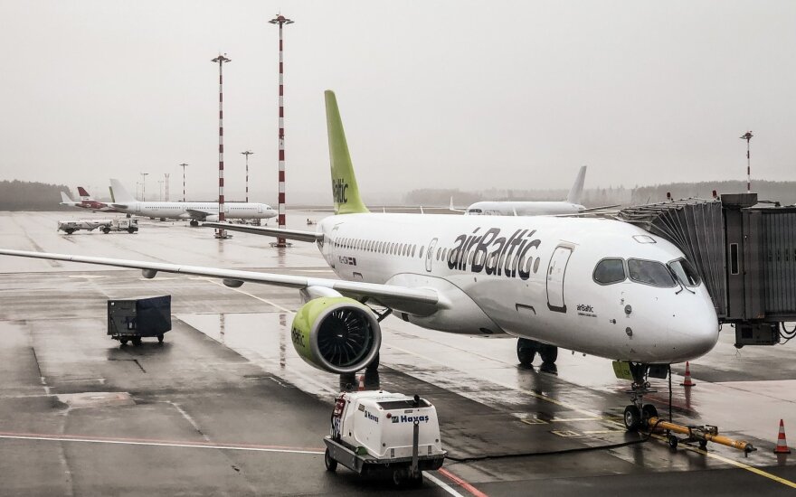 Самолеты Air Baltic будут летать из Вильнюса еще в пять городов Европы