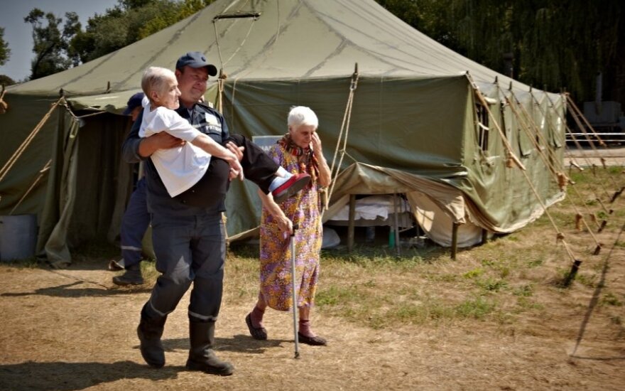 Украина: почти 300 000 переселенцев, 5 млн человек - в зоне АТО