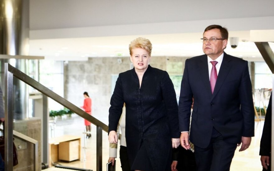 Dalia Grybauskaitė ir Vydas Gedvilas