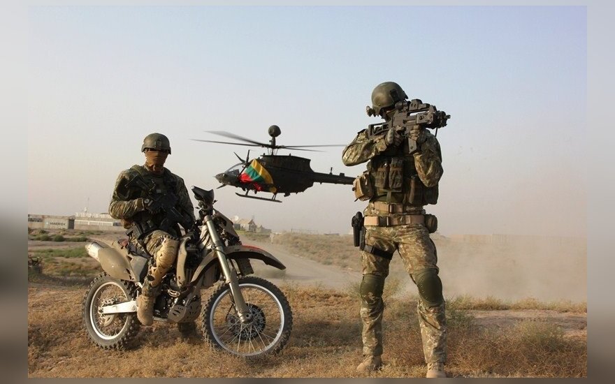 В Афганистан отбывает группа литовских военных