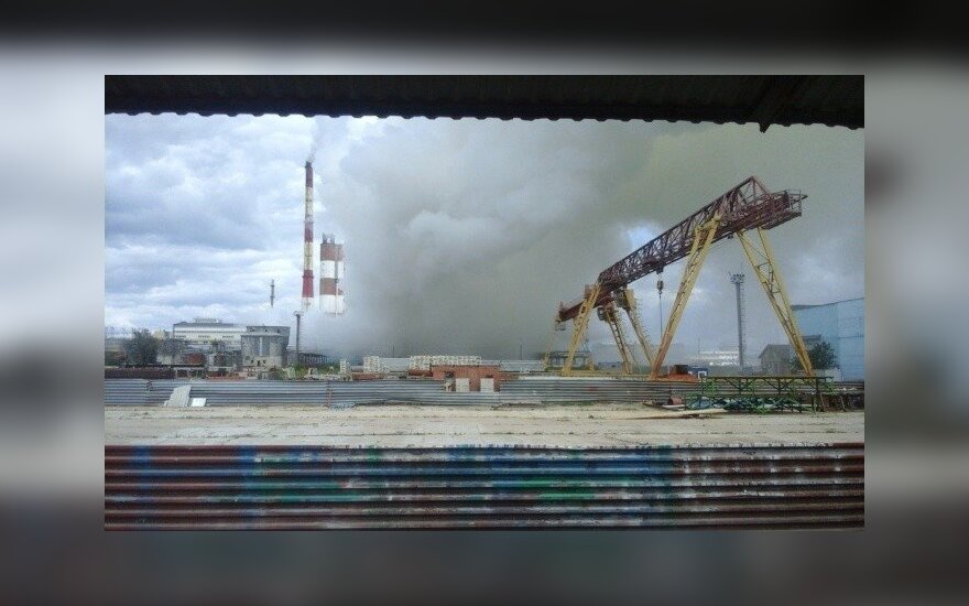 Sprogimas Gardino azoto gamykloje (S13.ru. blogo nuotr