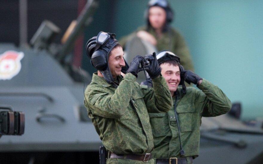 Rusijos kariuomenė rengiasi Pergalės dienos minėjimui