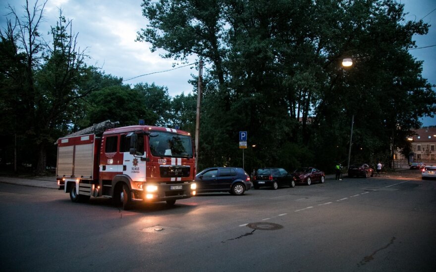 Сильный ветер валил в Литве деревья: пожарные выезжали по вызову 40 раз