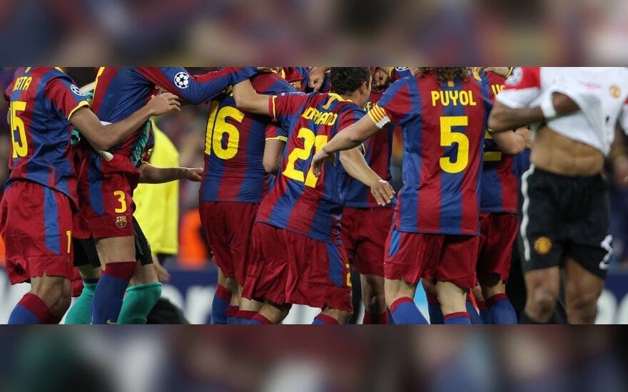 "Barcelona" klubo triumfas Čempionų lygos turnyro finale