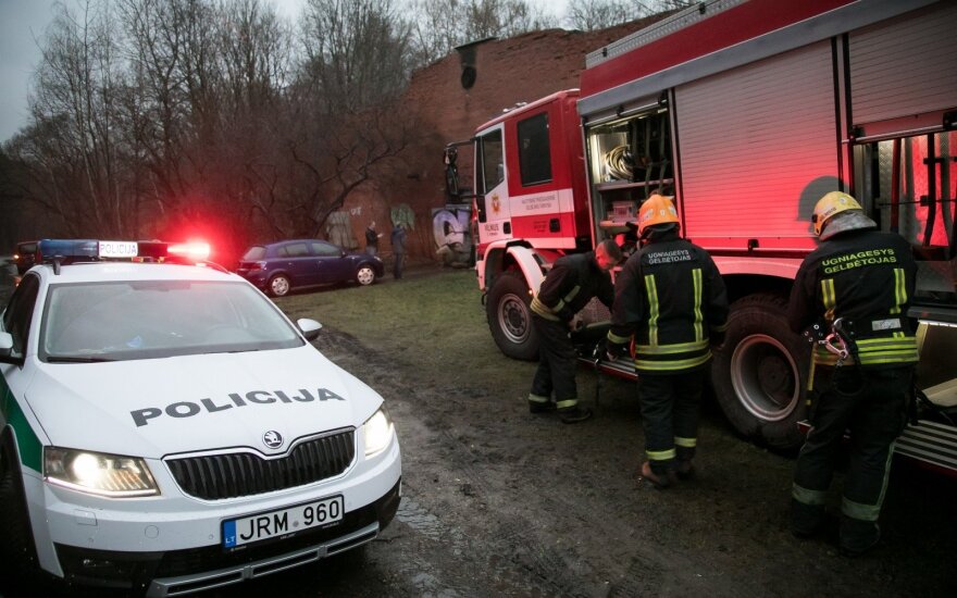 В Вильнюсе произошел взрыв в гараже