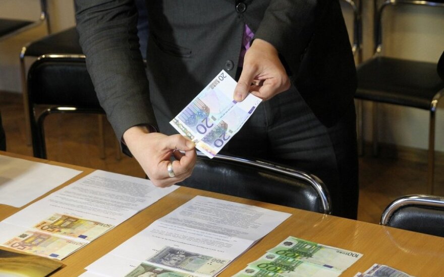 Policja zlikwidowała drukarnię fałszywych euro w Kownie
