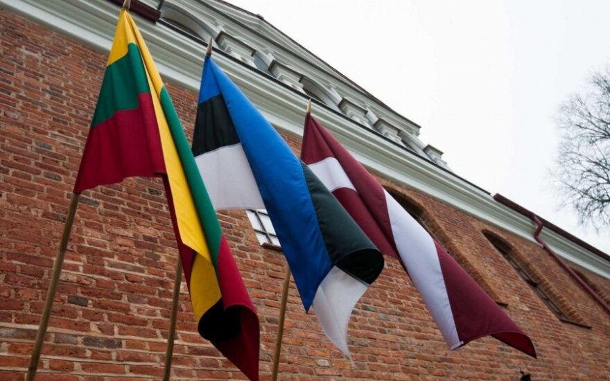 Baltic states' flags