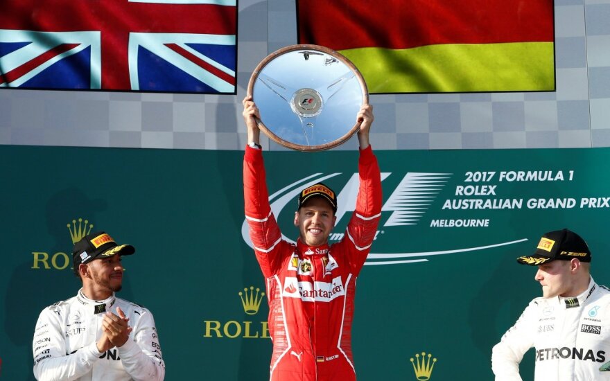 Lewisas Hamiltonas, Sebastianas Vettelis ir Valteri Bottas