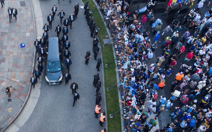 Diego Maradonos laidotuvės 