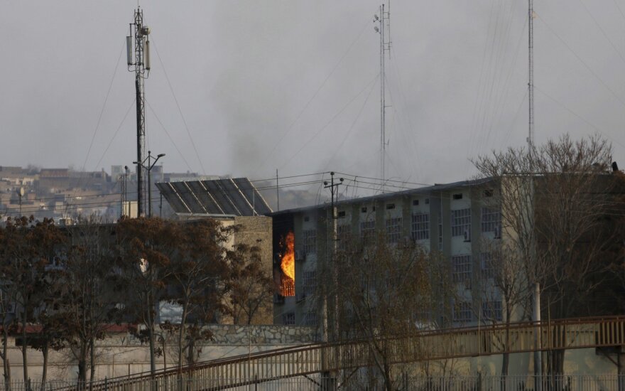 Kabule vyriausybės pastatų komplekse nugriaudėjo sprogimas 
