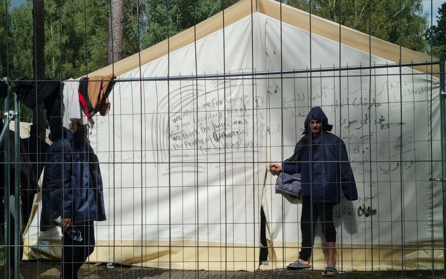 Migrantų stovykla Rūdninkuose