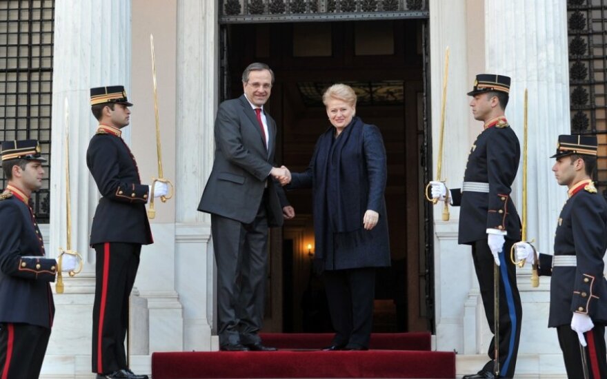 Dalia Grybauskaitė, Antonis Samaras