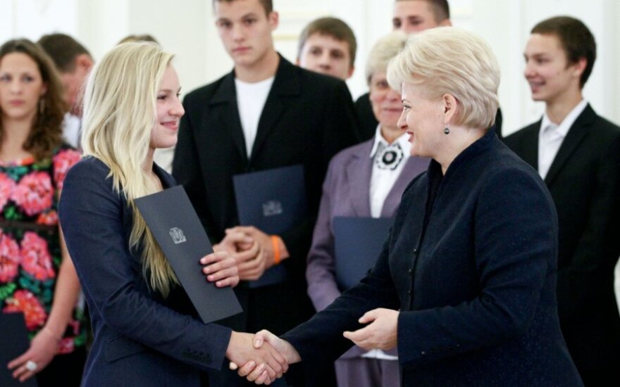 Prezydent odznaczyła orderami litewskich sportowców
