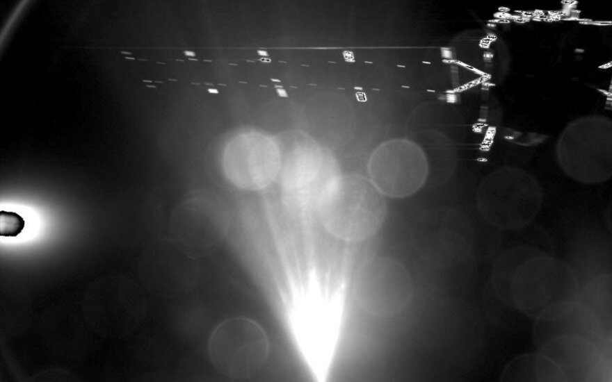 Pirma neredaguota "Philae" nuotrauka - atsisveikinimas su "Rosetta"