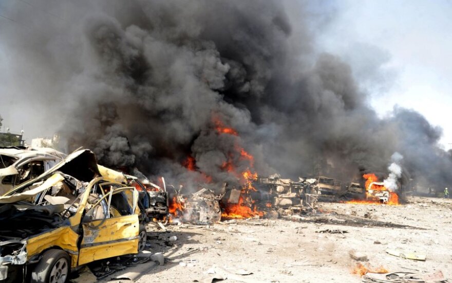 Sirijos sostinę sudrebino galingi sprogimai
