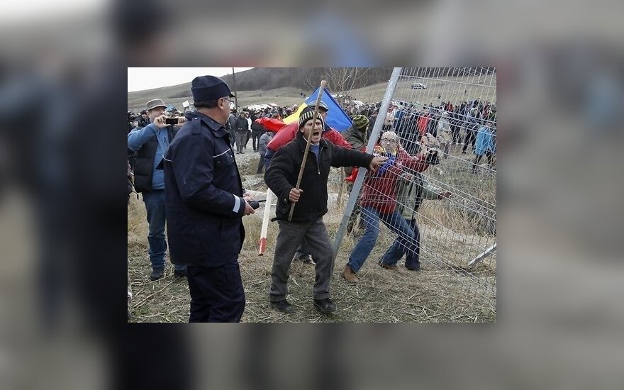В Румынии бунтуют против добычи американцами сланцевого газа