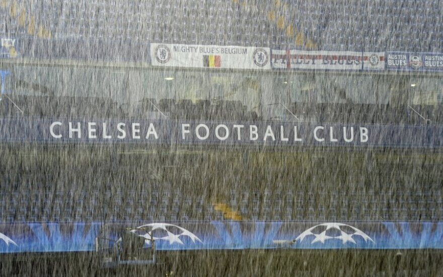 Lietus „Stamford Bridge“ stadione