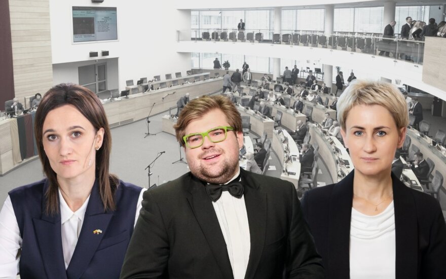 Viktorija Čmilytė-Nielsen, Kristijonas Bartoševičius, Nida Grunskienė. 