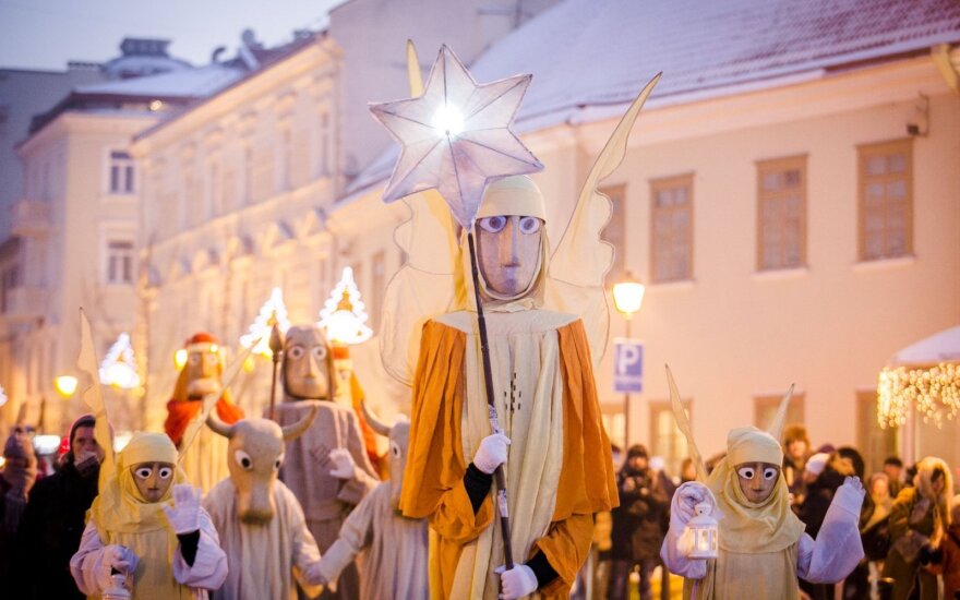 По Вильнюсу прошла процессия Трех королей