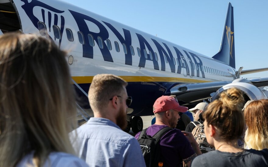 Самолеты Ryanair будут летать из Паланги в Дублин