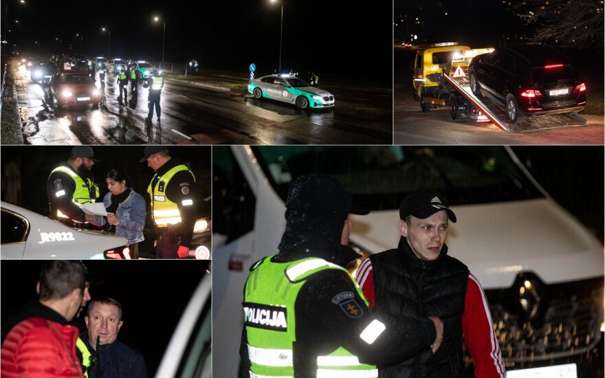 Ночной рейд в Вильнюсе: задержаны 12 нетрезвых водителей