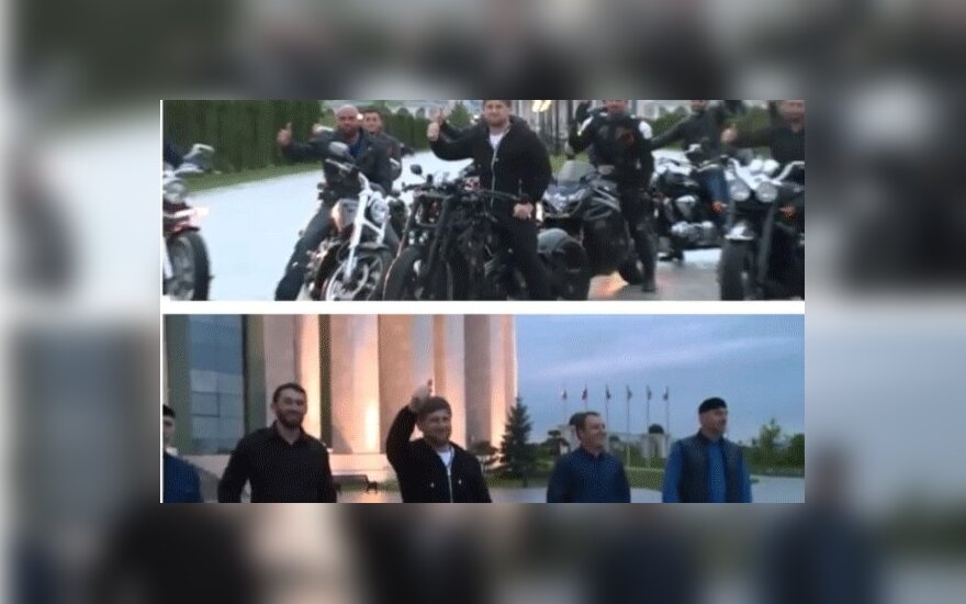 Фонд имени Кадырова подарил "Ночным волкам" 16 мотоциклов