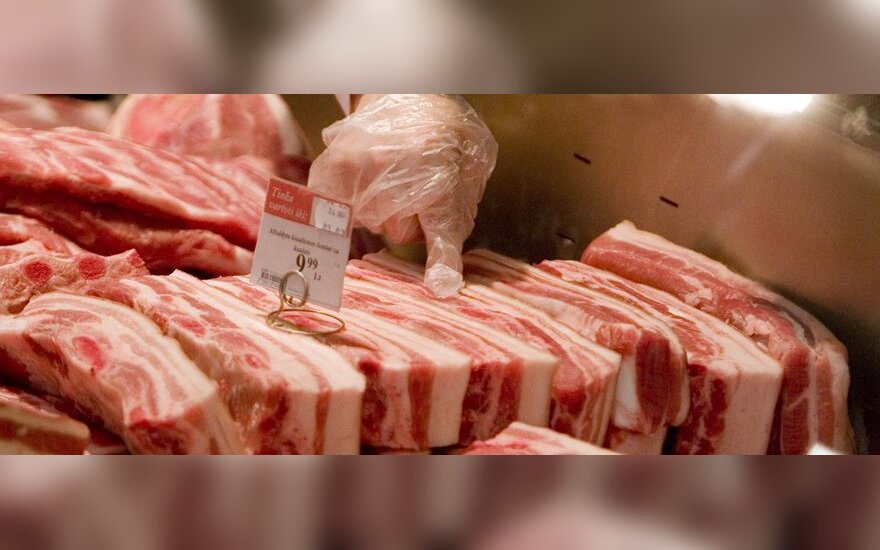 Из магазина Iki покупатель пытался унести мясо на сумму почти 300 литов