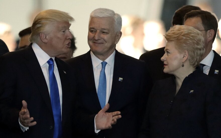 D. Trump and D. Grybauskaitė