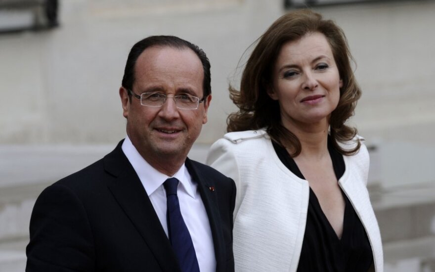 Francois Hollande'as ir Valerie Trierweiler
