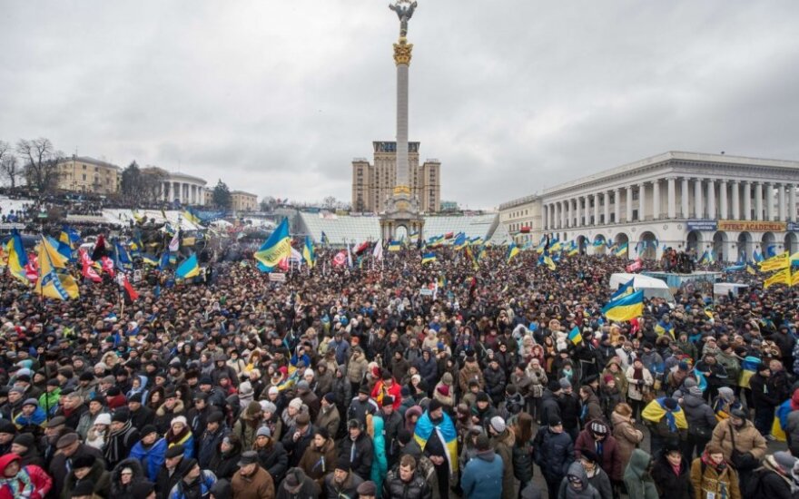 Майдан назван самой массовой акцией в поддержку ЕС