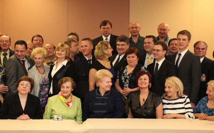 Dalia Grybauskaitė susitiko su JAV lietuvių organizacijų atstovais