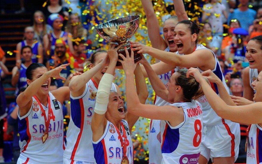 Serbijos krepšininkių triumfas