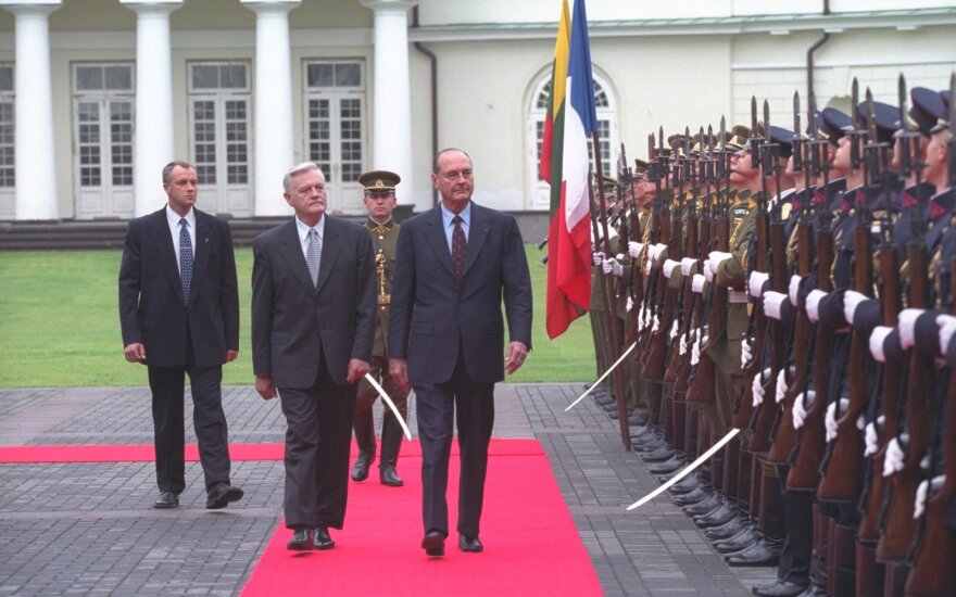 Адамкус: Жак Ширак восхищался литовским гостеприимством