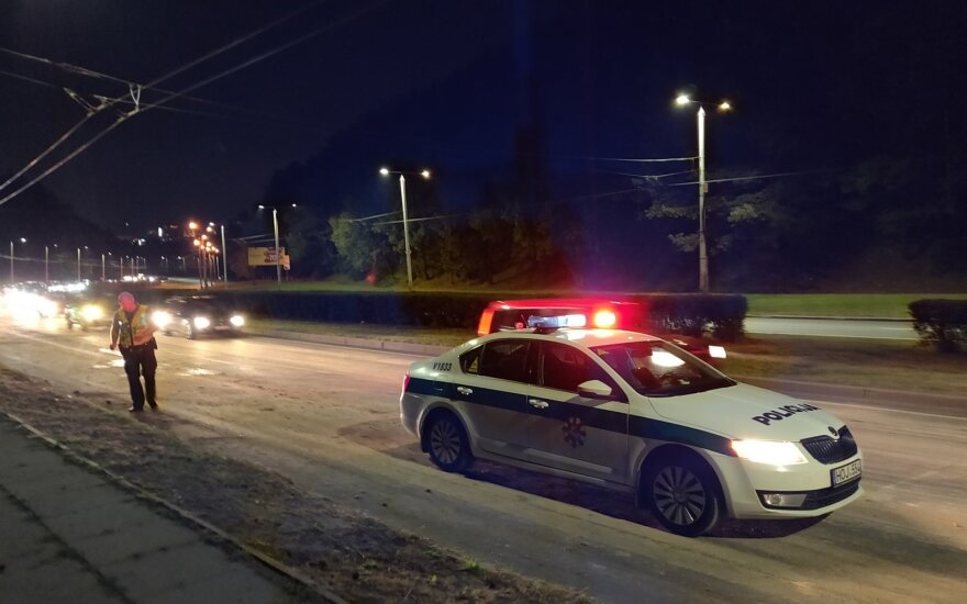 За последние сутки литовская полиция задержала рекордное количество пьяных водителей