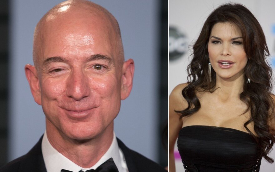 Jeff Bezos ir Lauren Sanchez 