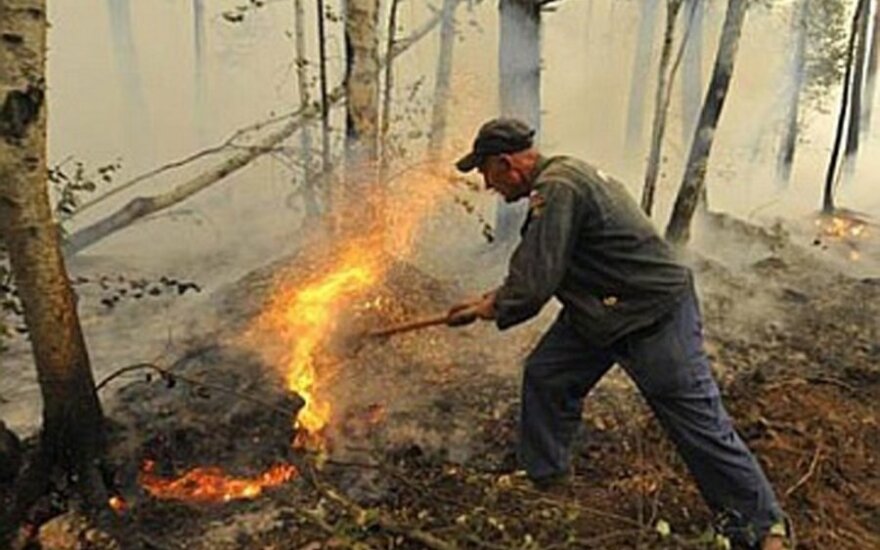 Rusijos Chakasijoje siautė pražūtingas gaisras