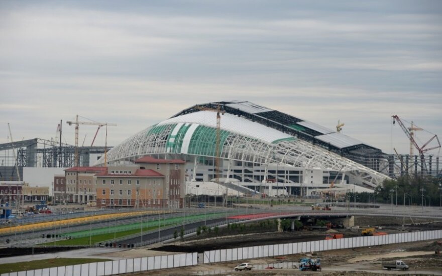 Statomas olimpinis stadionas Sočyje