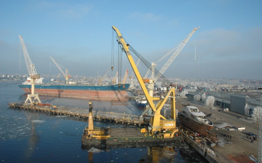 Причалы Клайпедского порта реконструируют Latvijas tilti и Borta