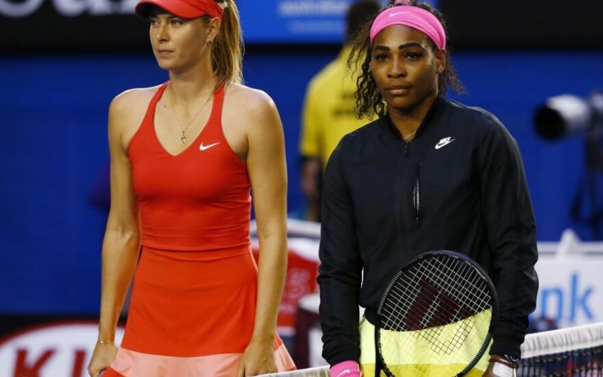 Marija Šarapova ir Serena Williams